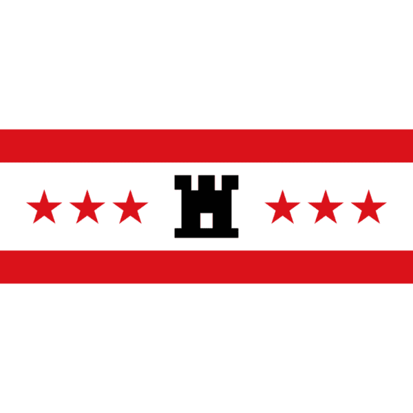 vlag-provincie-Drenthe Vlag provincie Drenthe - Afbeelding 1